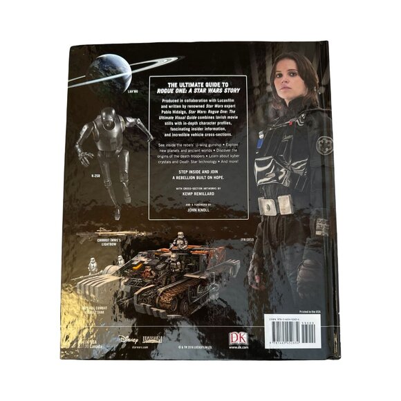 Star Wars Rogue One The Ultimate Visual Guide Hardcover By Pablo Hidalgo - Picture 2 of 5